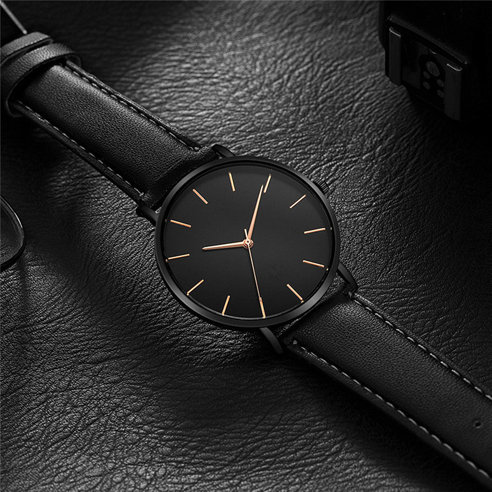 Luxury Watch Magazine - Eenvoudige Stijl Analoog Quartz Herenhorloge Luxe