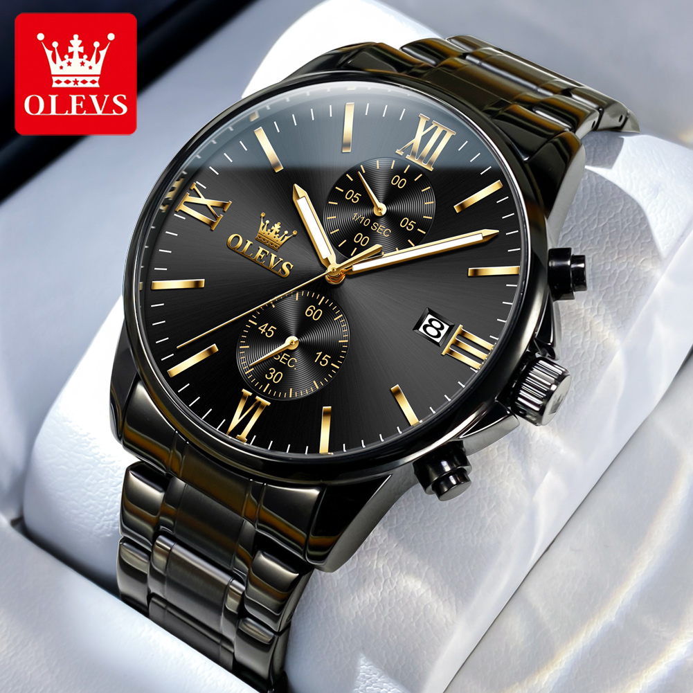 OLEVS 2886 Klassiek Zwart Quar - Luxury Watch Magazine recensie en prijs